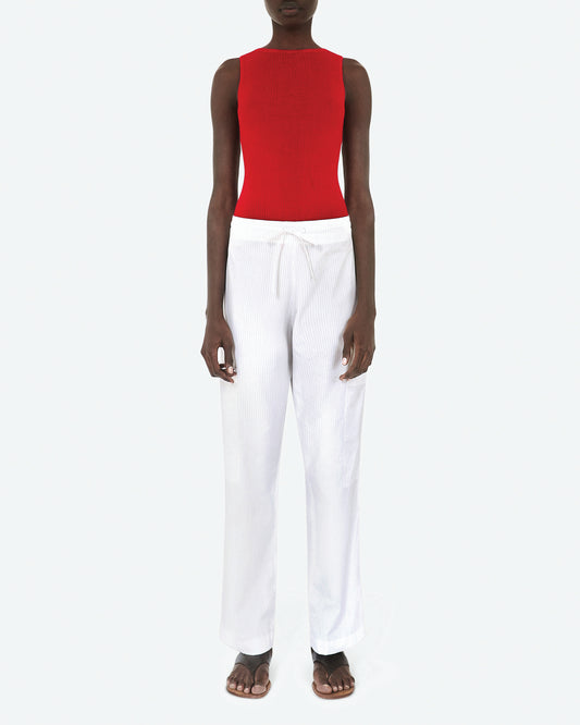 Pin Stripe Drawstring Pant