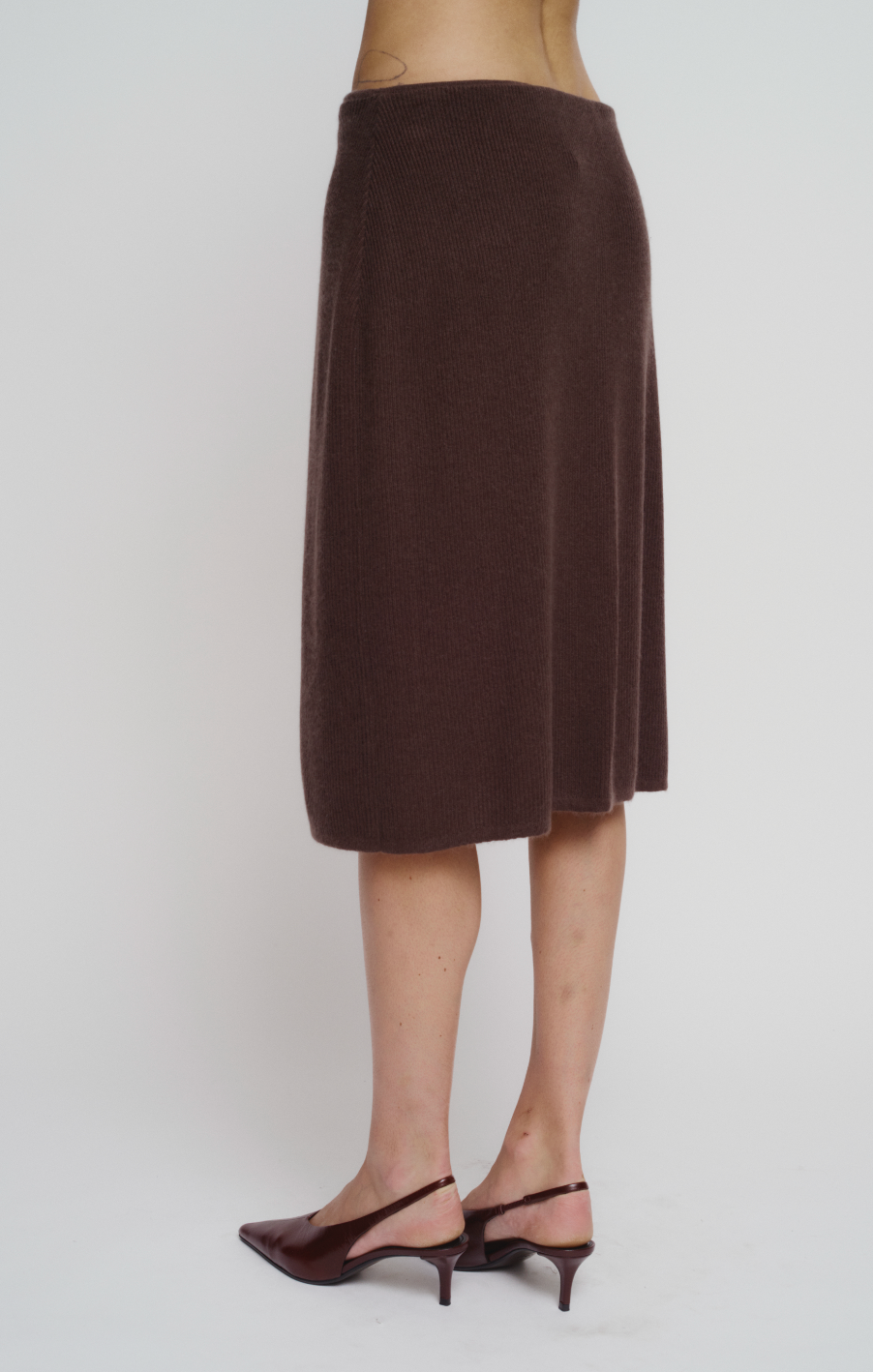 Cashmere pencil skirt