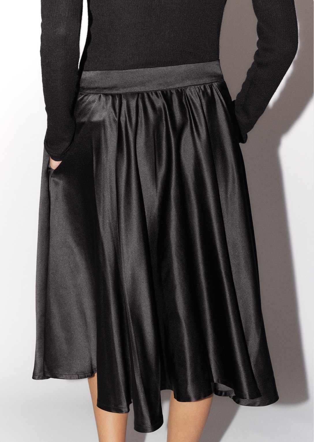 Mackintosh rose embroidered jupon skirt