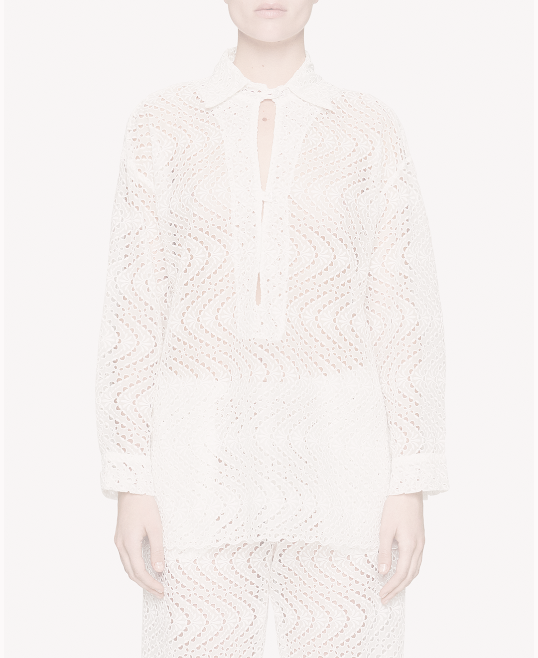 White broderie anglaise tunic - EXCLUSIVE AT LE BON MARCHE