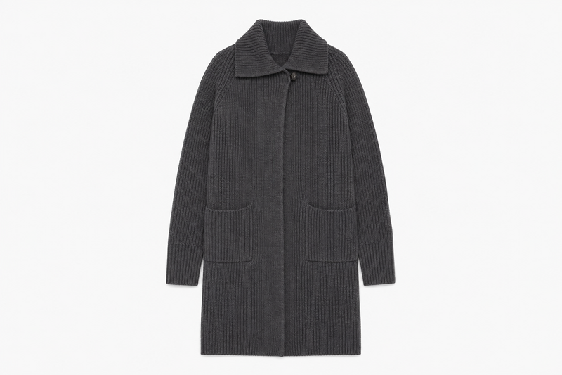 The Shawl Cardigan: Why It Replaces the Coat This Season