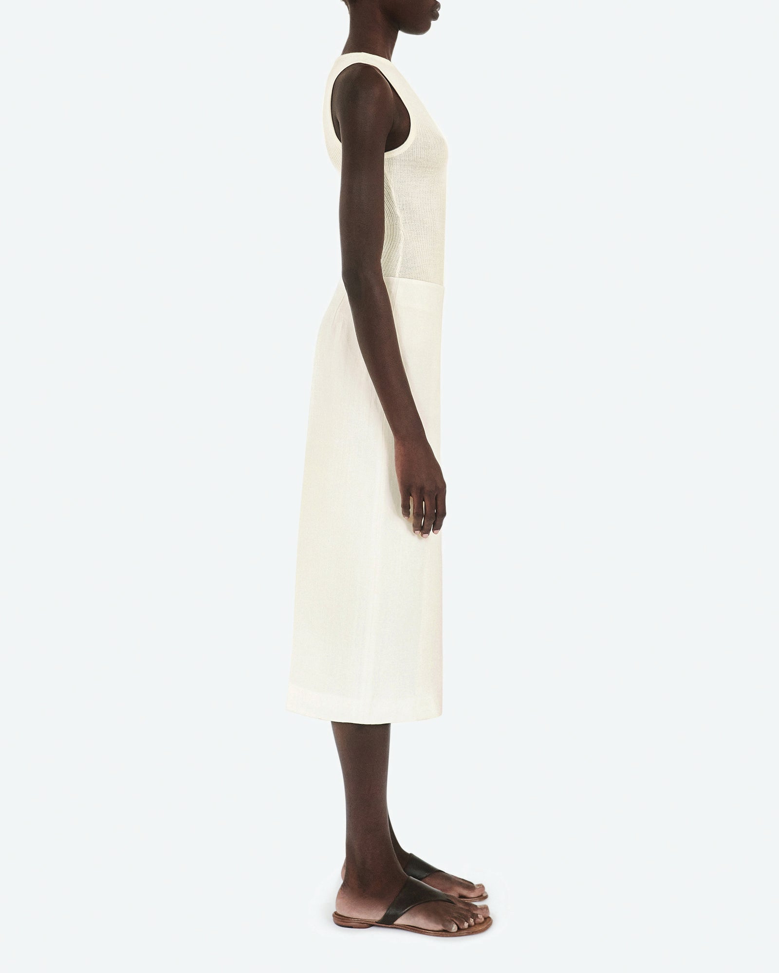 Silk And Viscose Wrapped Skirt