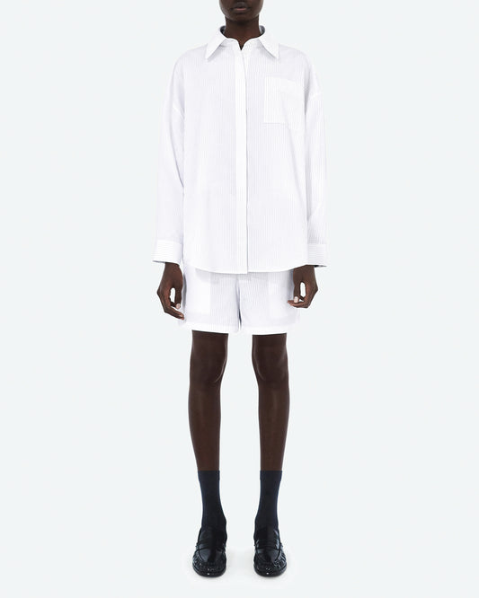 Pinstripe Cotton Shirt