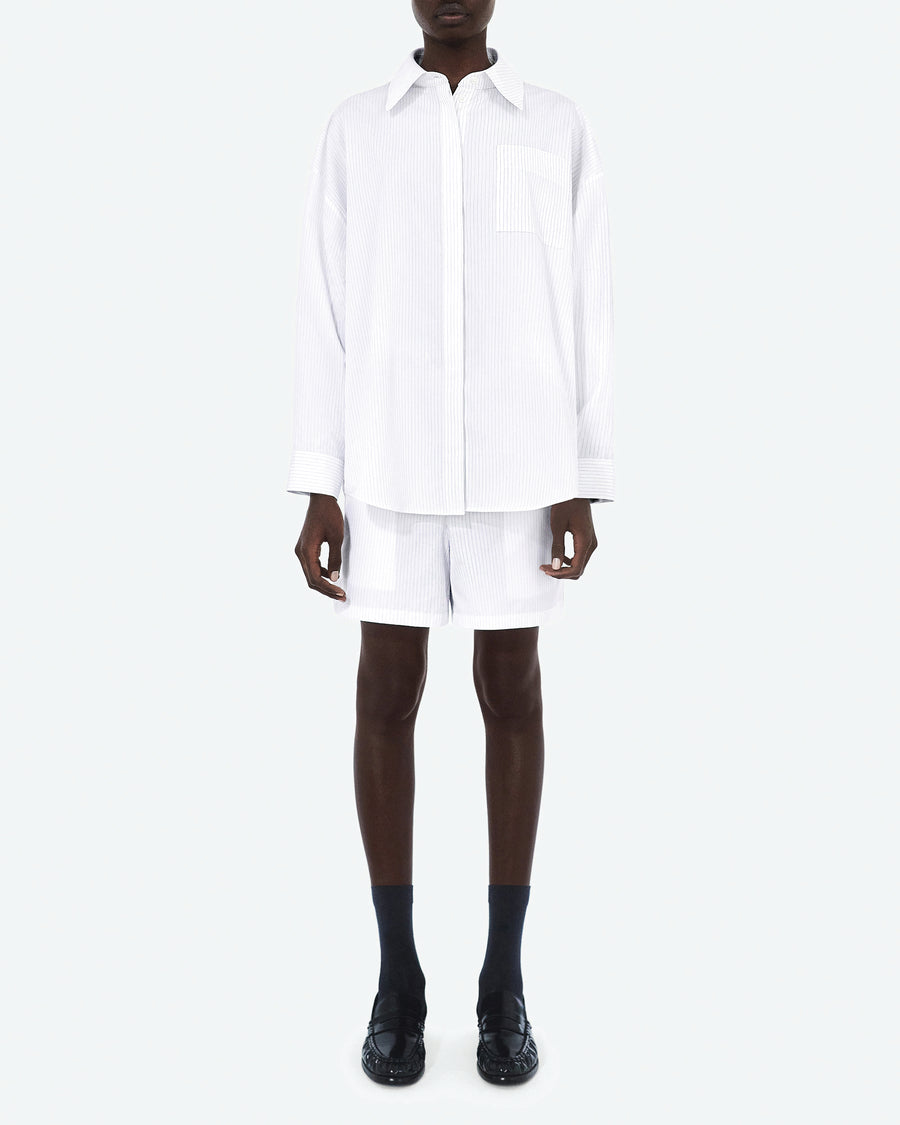 Pinstripe Cotton Shirt