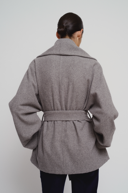 The wrapped coat