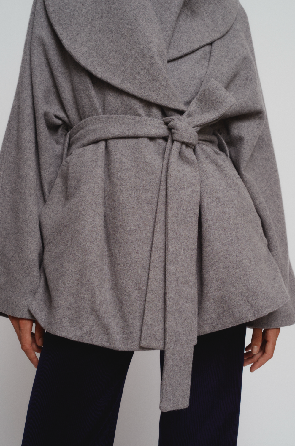 The wrapped coat