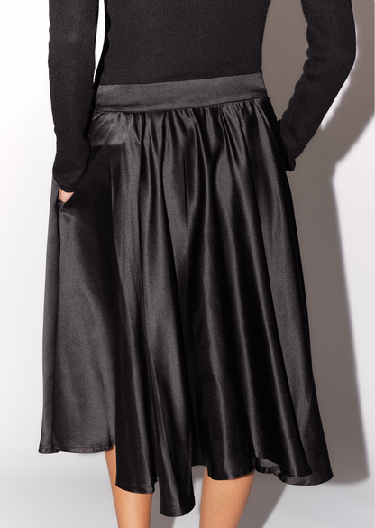 Mackintosh rose embroidered jupon skirt