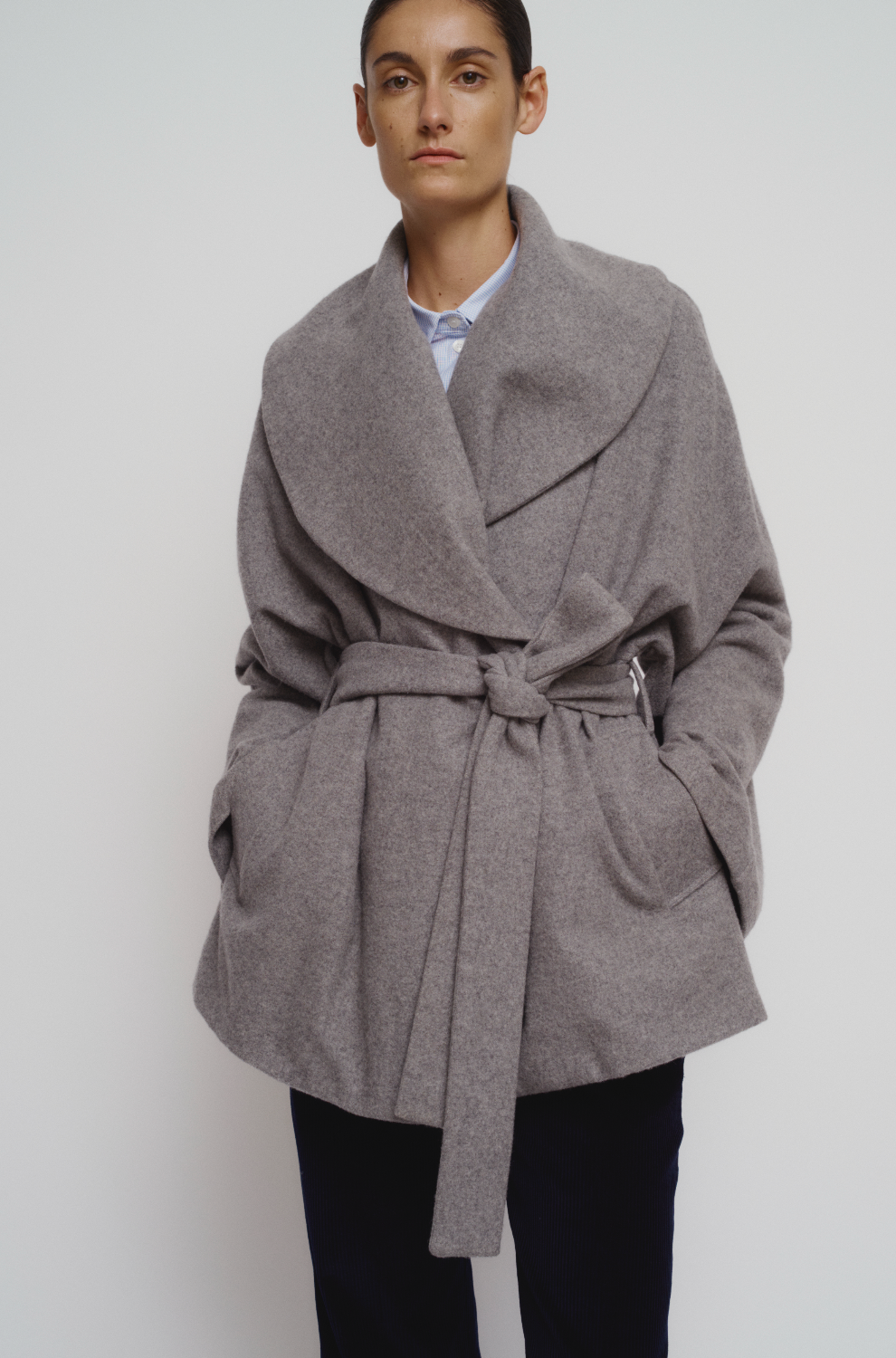 The wrapped coat