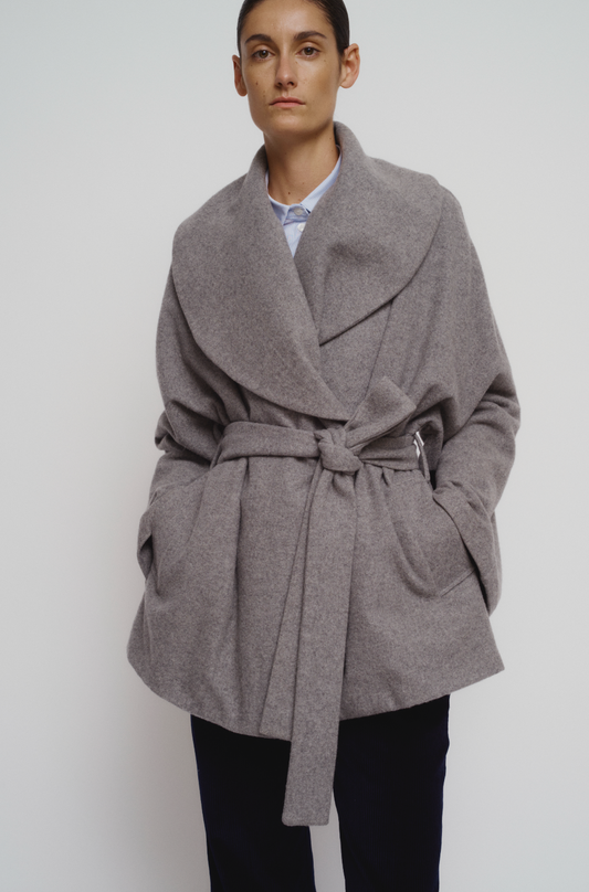 The wrapped coat