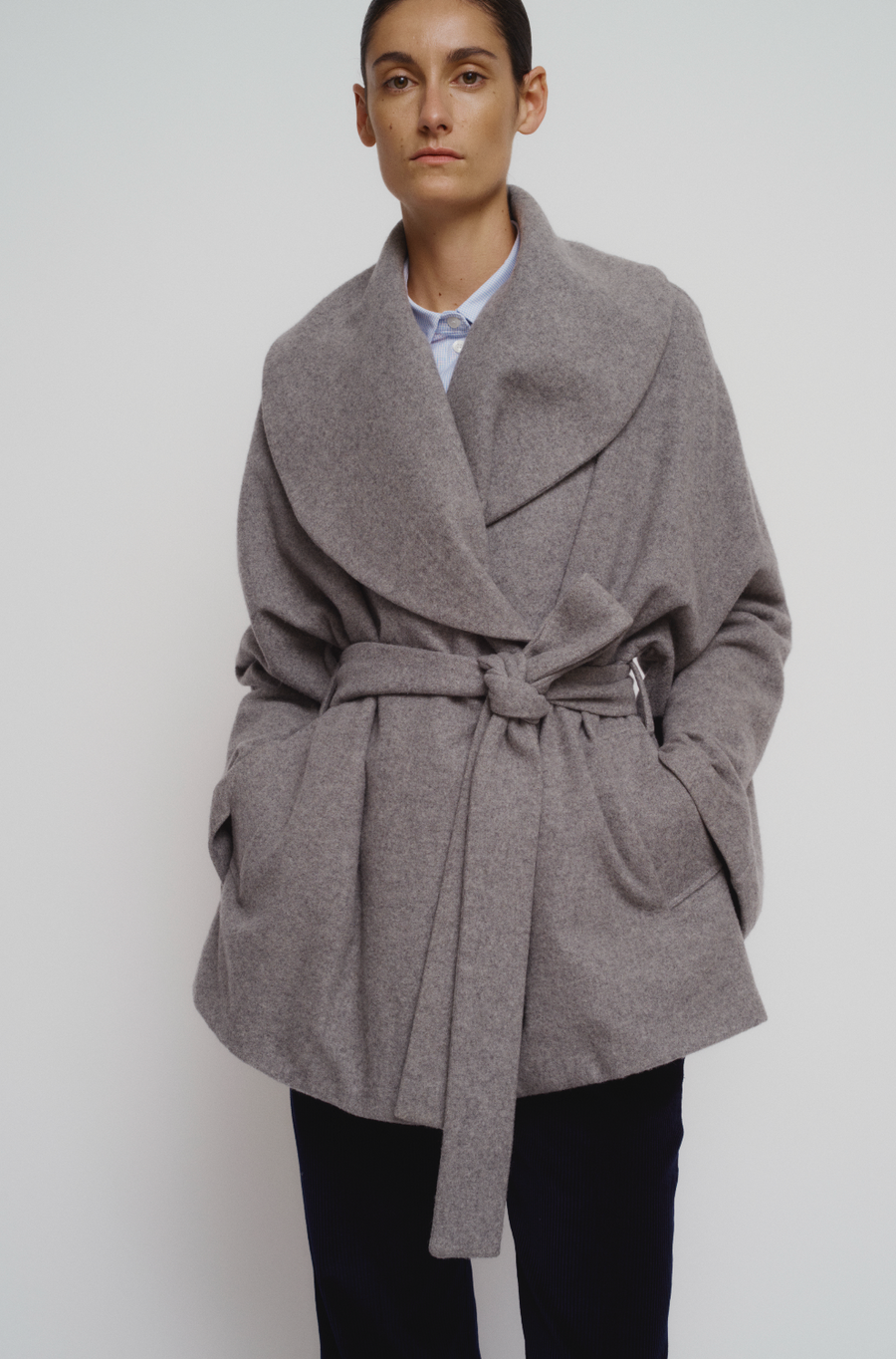 The wrapped coat