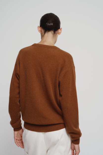 Caramel crew neck