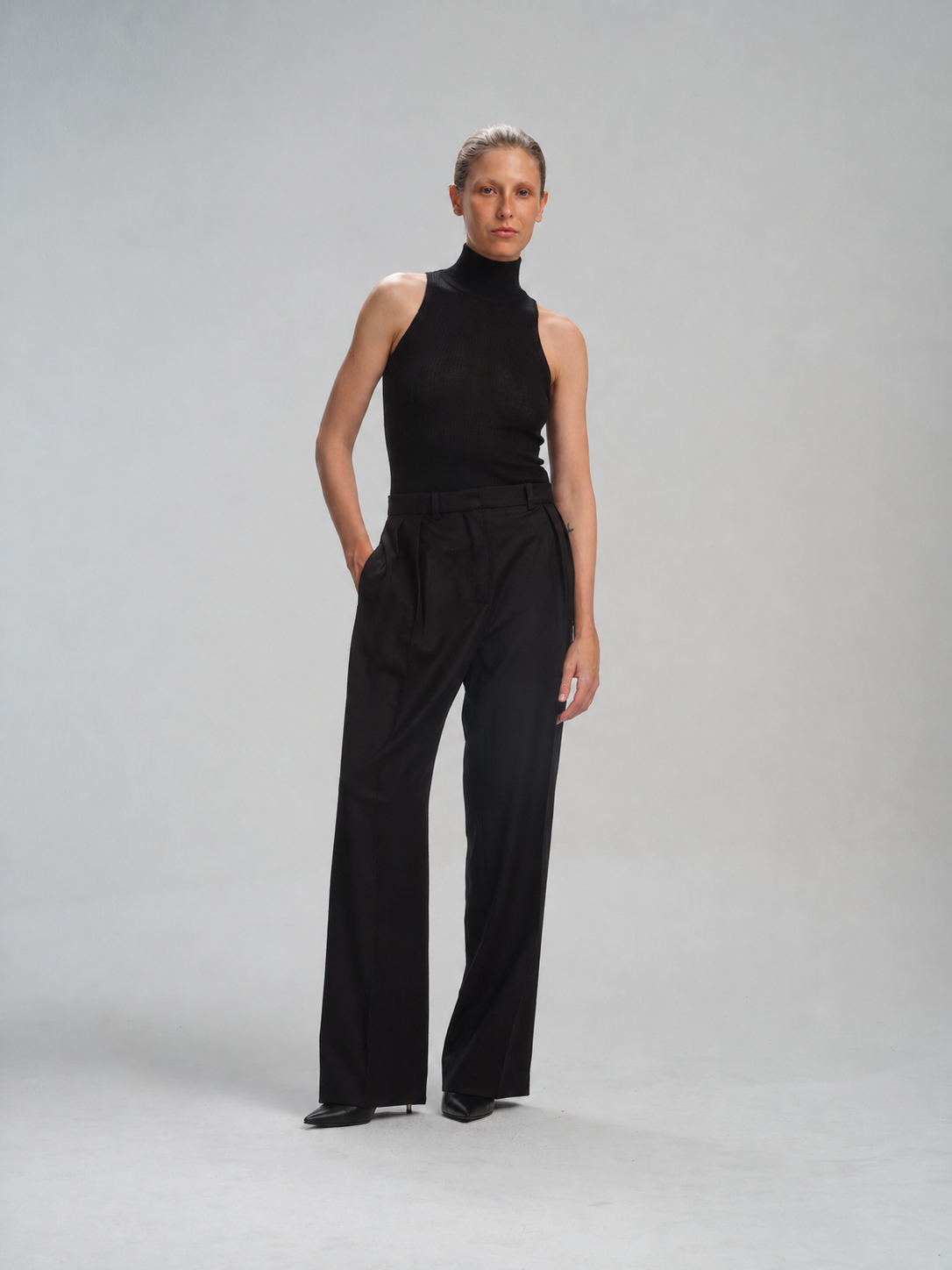 Paisley Pants in Black