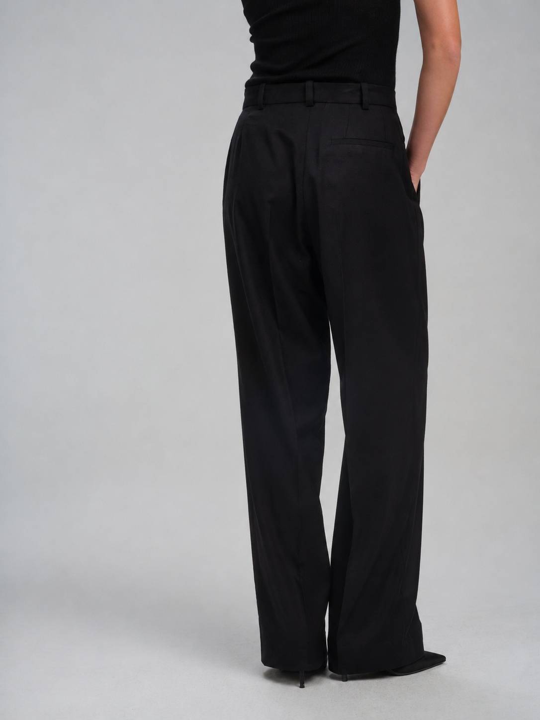 Paisley Pants in Black