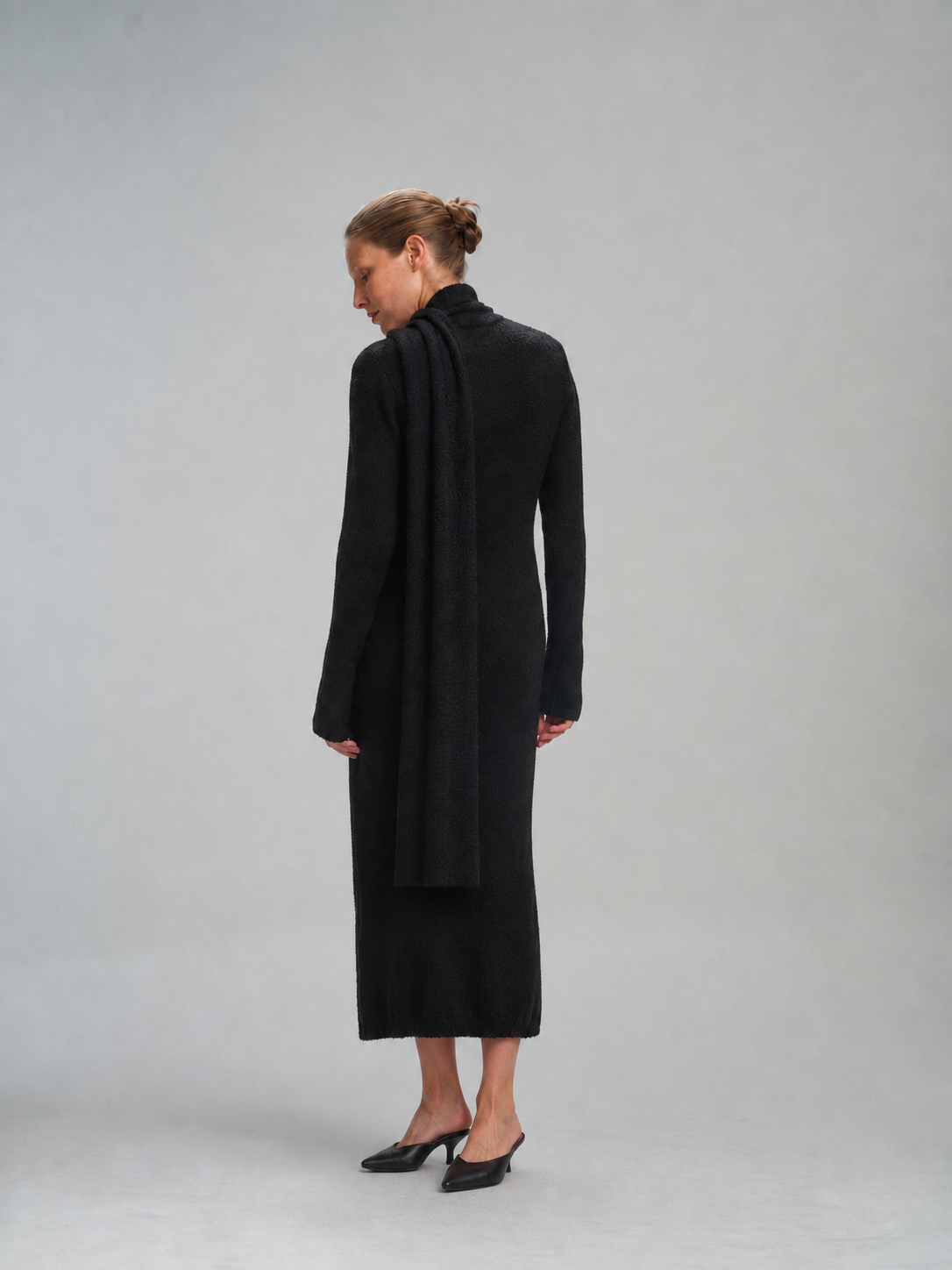 Scarves Dress in black