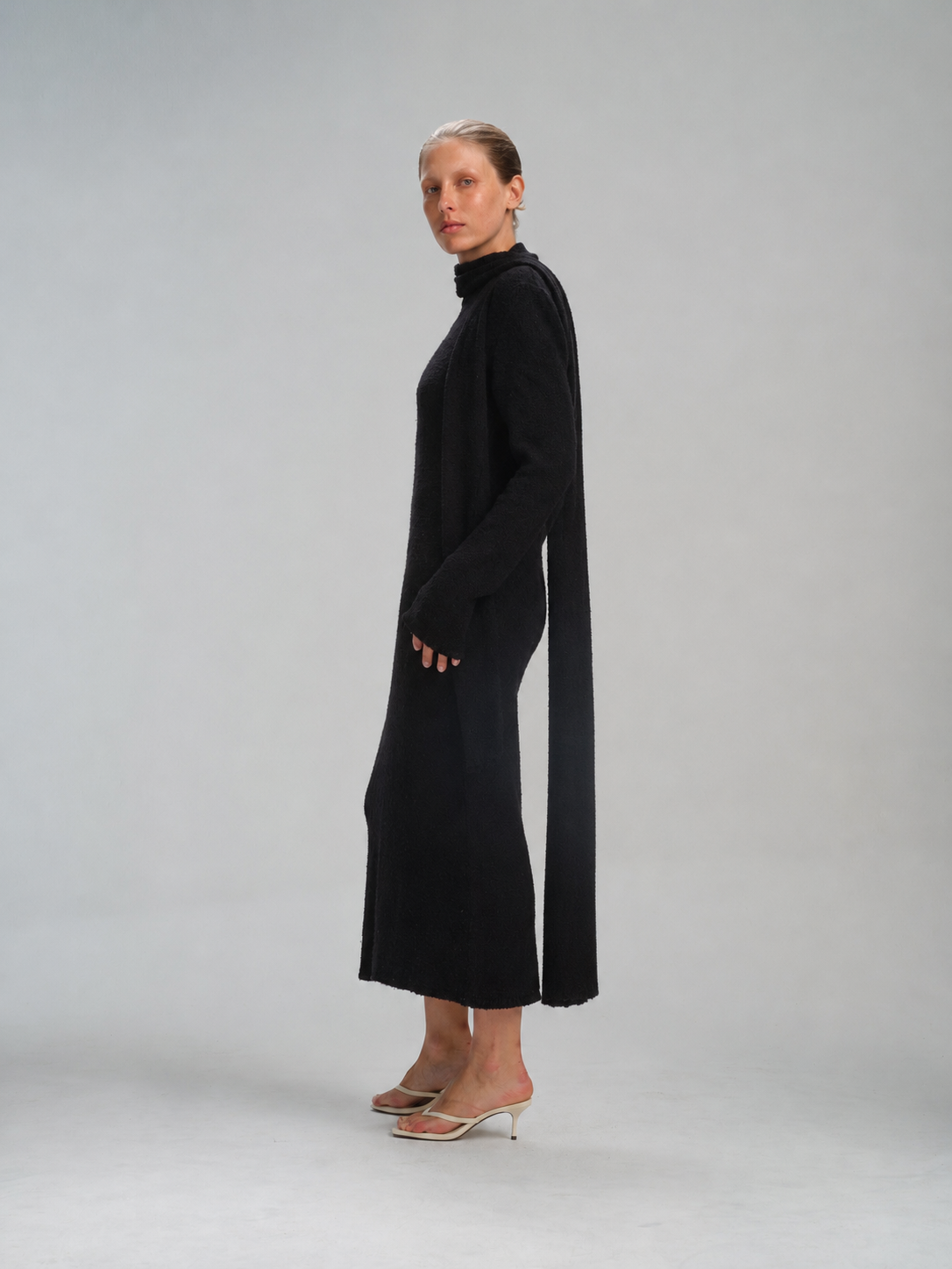 Scarves Dress in black