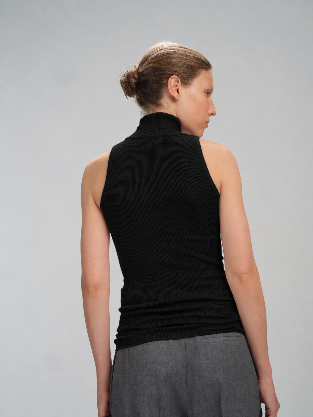 Second Skin Turtleneck in black