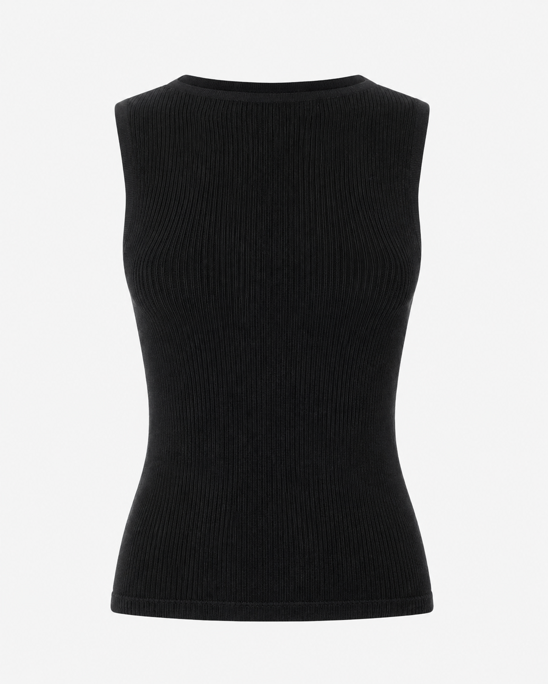 Second Skin tank top in black