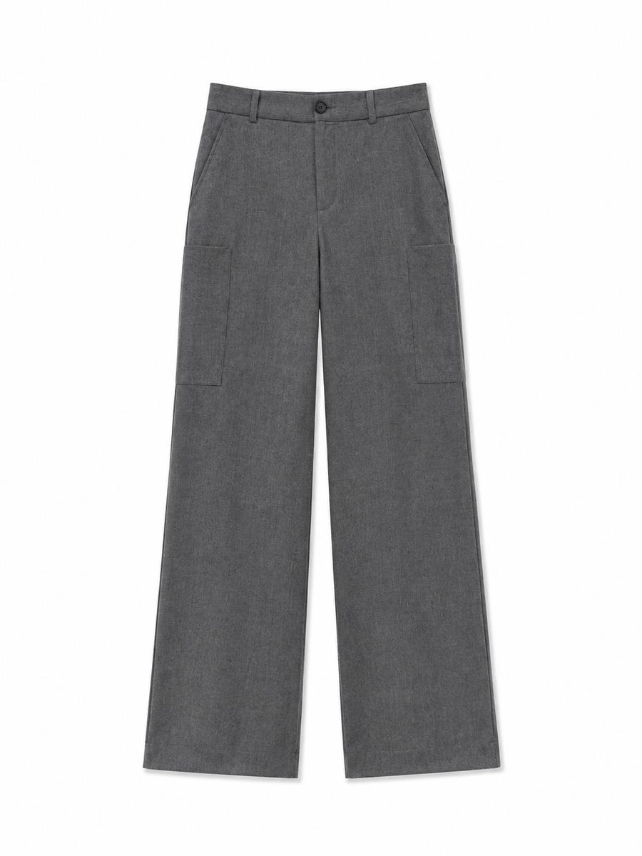 Pants Cargo in Grey flannel