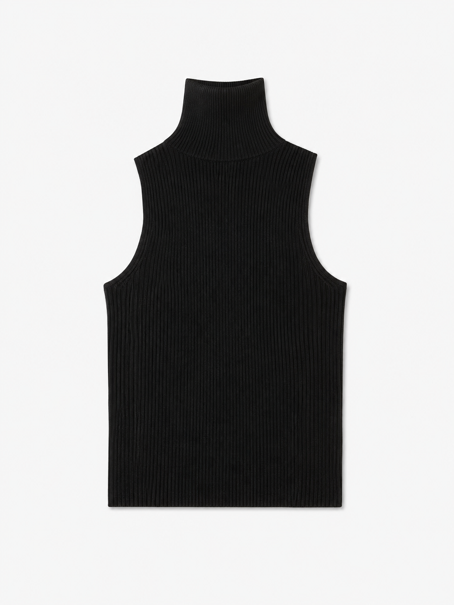 Second Skin Turtleneck in Black