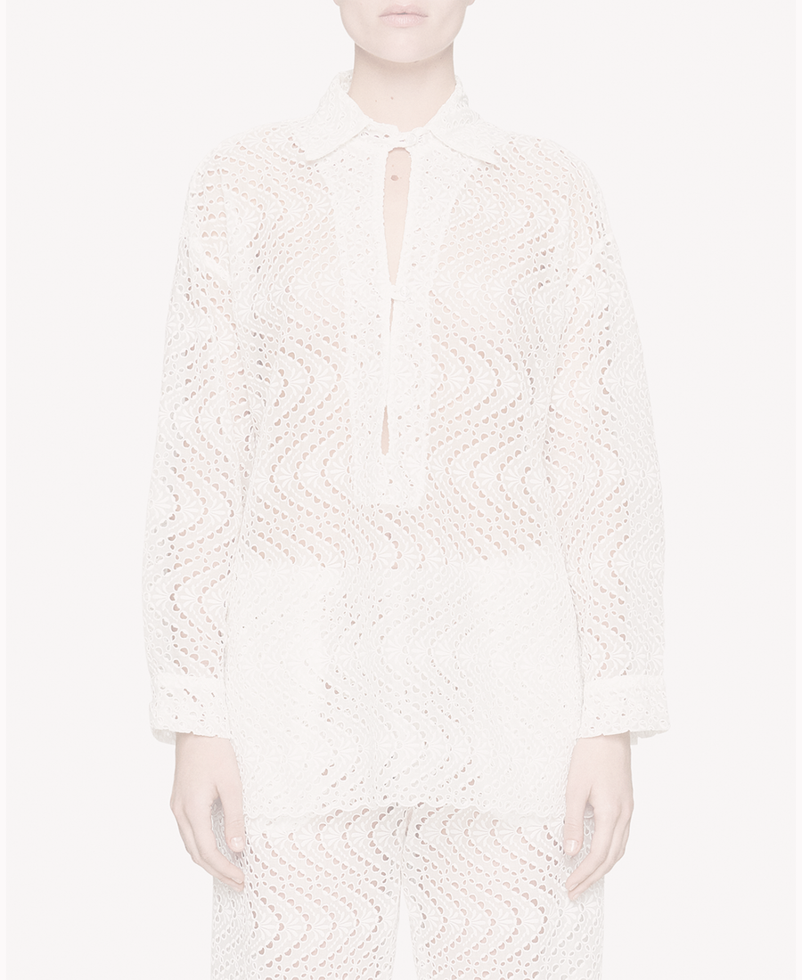 White broderie anglaise tunic - EXCLUSIVE AT LE BON MARCHE