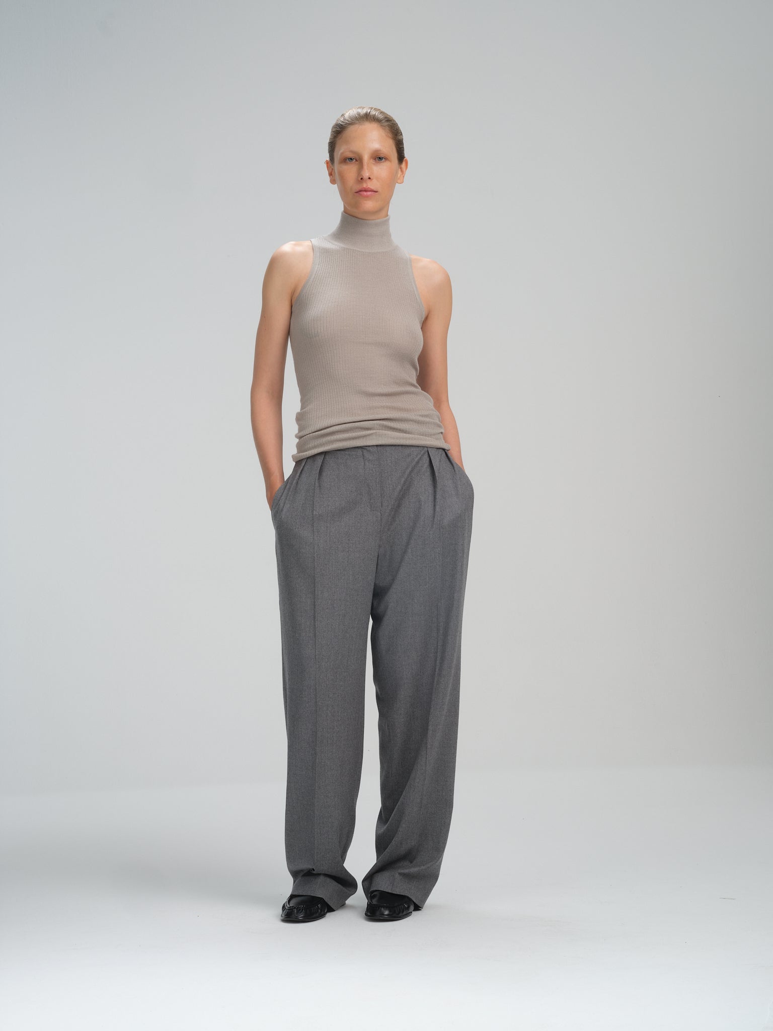 Sleeveless Turtleneck