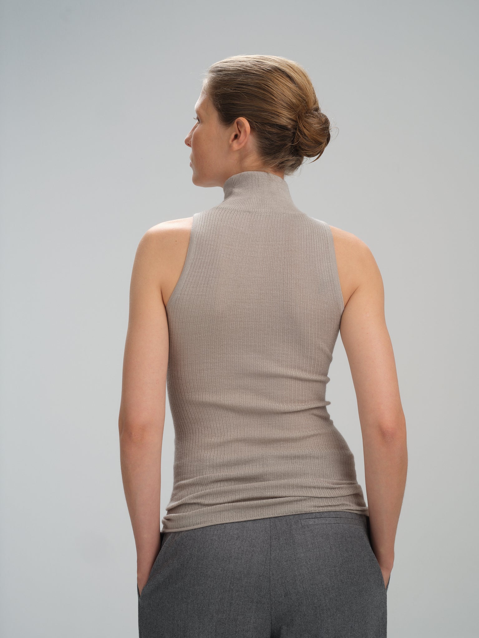 Sleeveless Turtleneck
