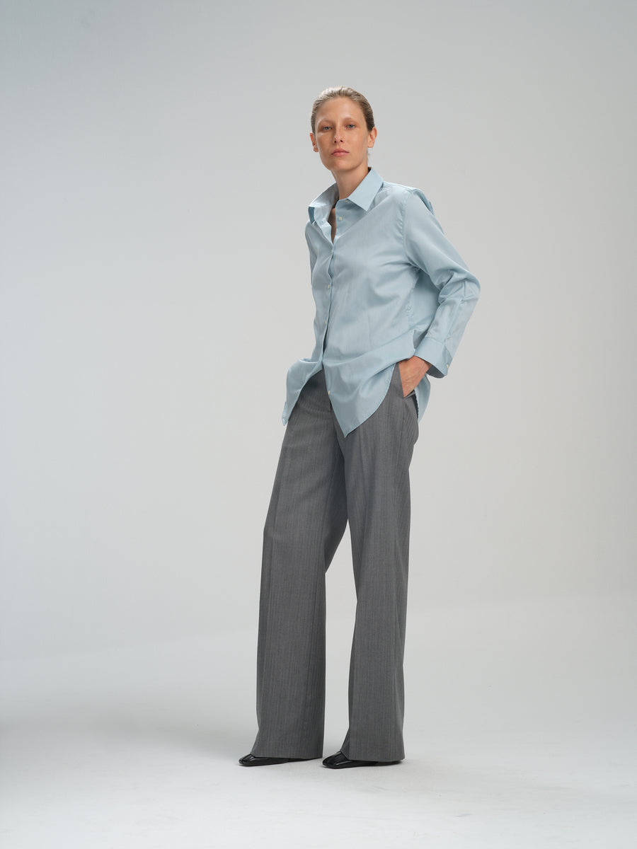 Martin Shirt in Silk and Cotton