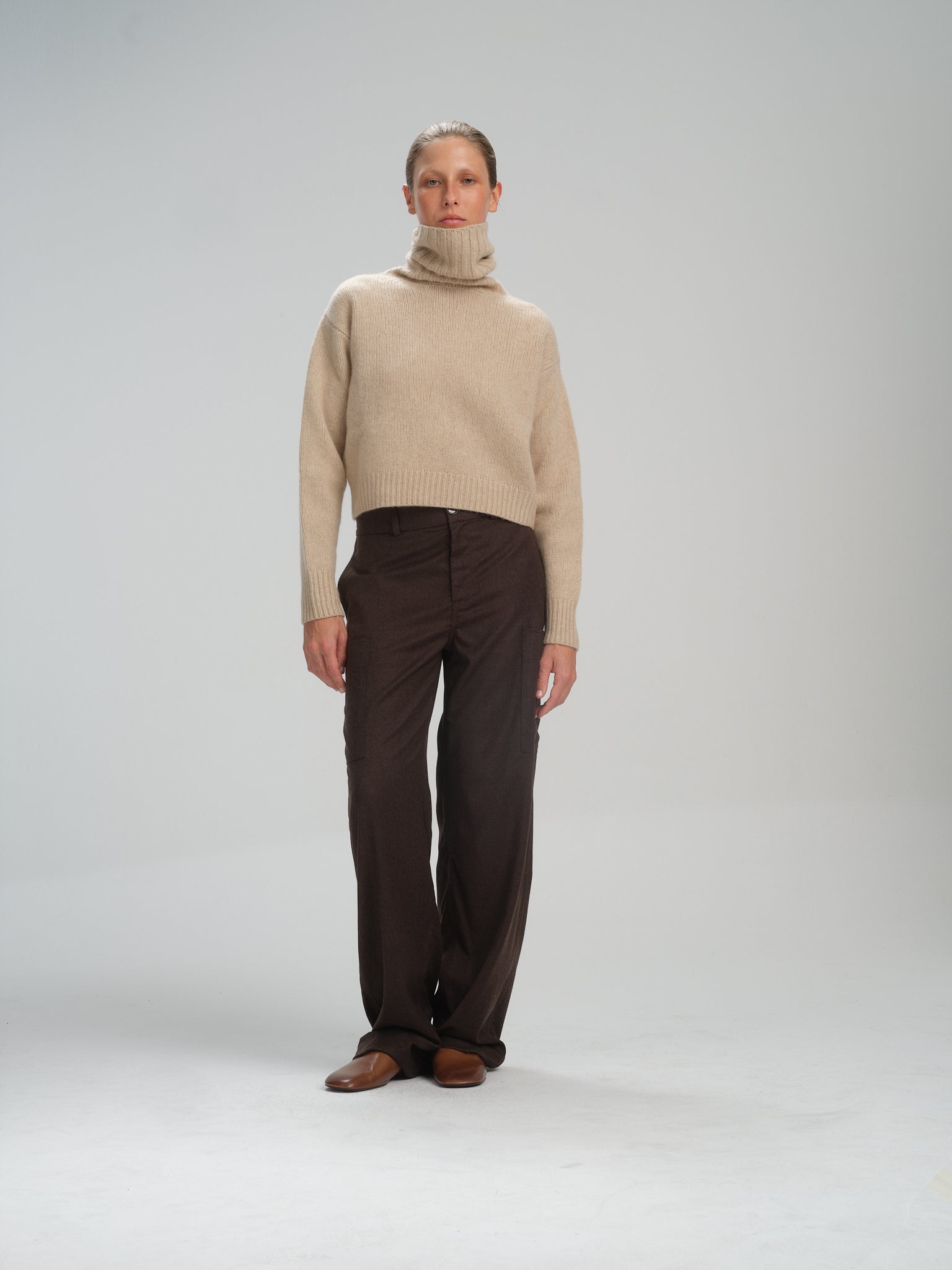 Turtleneck Arisaig in beige