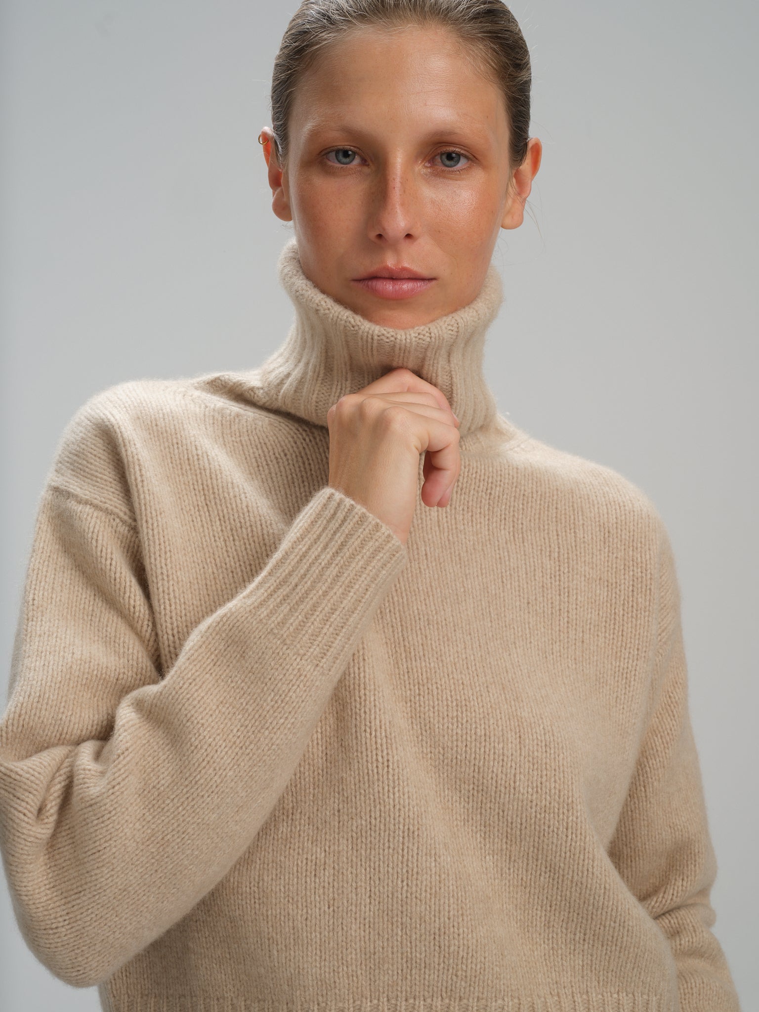 Turtleneck Arisaig in beige