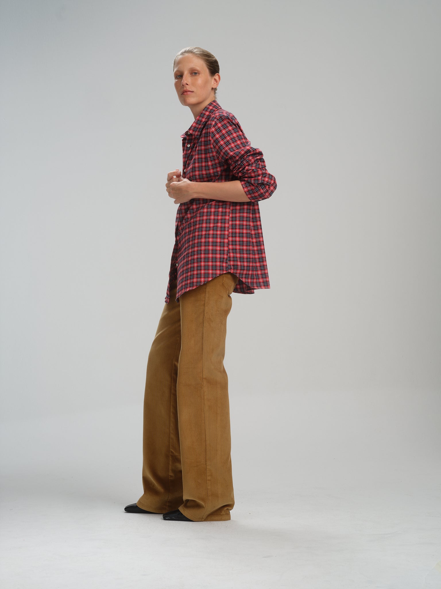 Martin Shirt in brushed tartan cotton