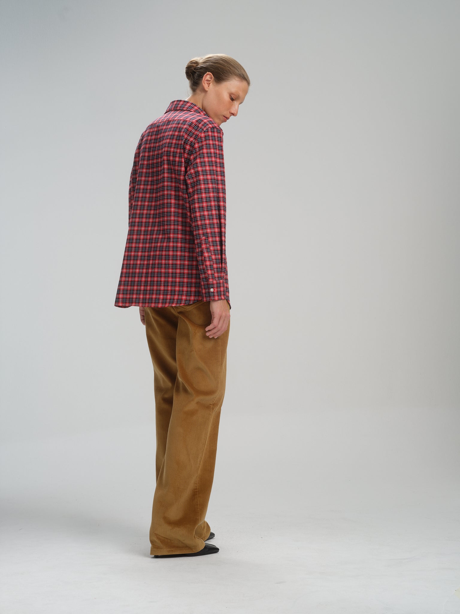 Martin Shirt in brushed tartan cotton