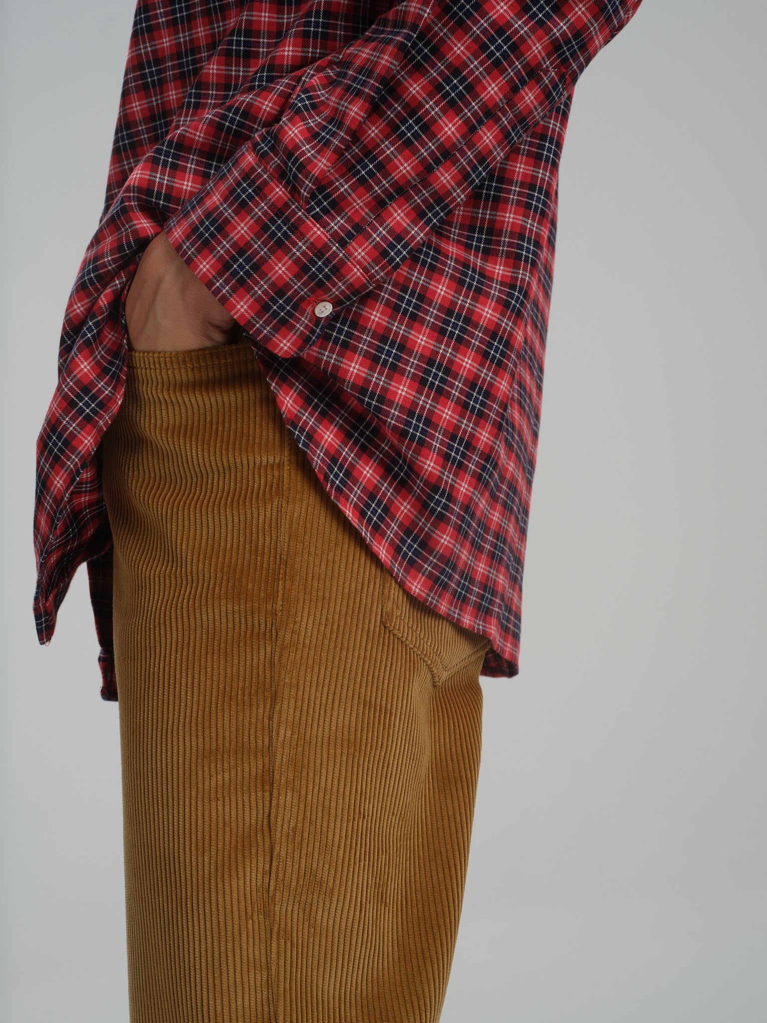 Martin Shirt in brushed tartan cotton