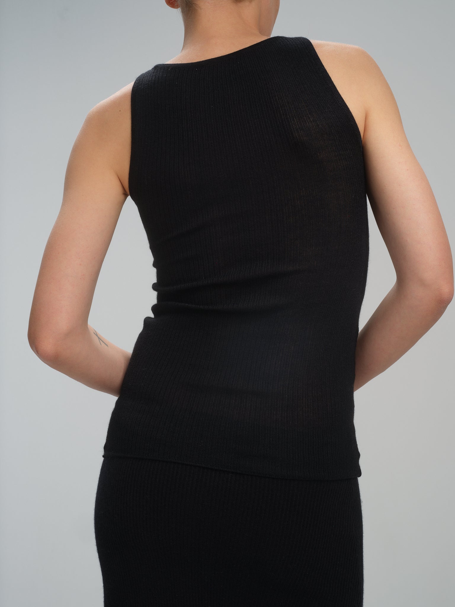 Second Skin Tank Top Silver
