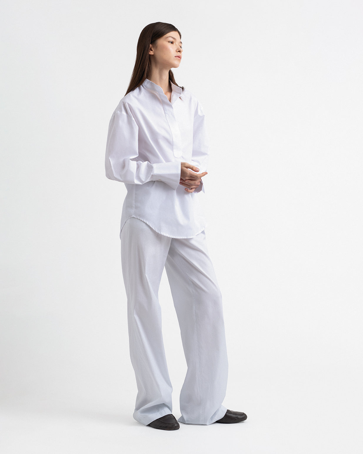 Night gown inspired open tunic