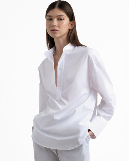 Night gown inspired open tunic