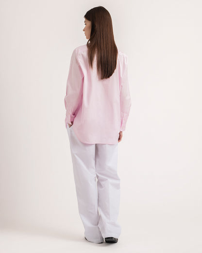 Classic men suit pants in thick popeline