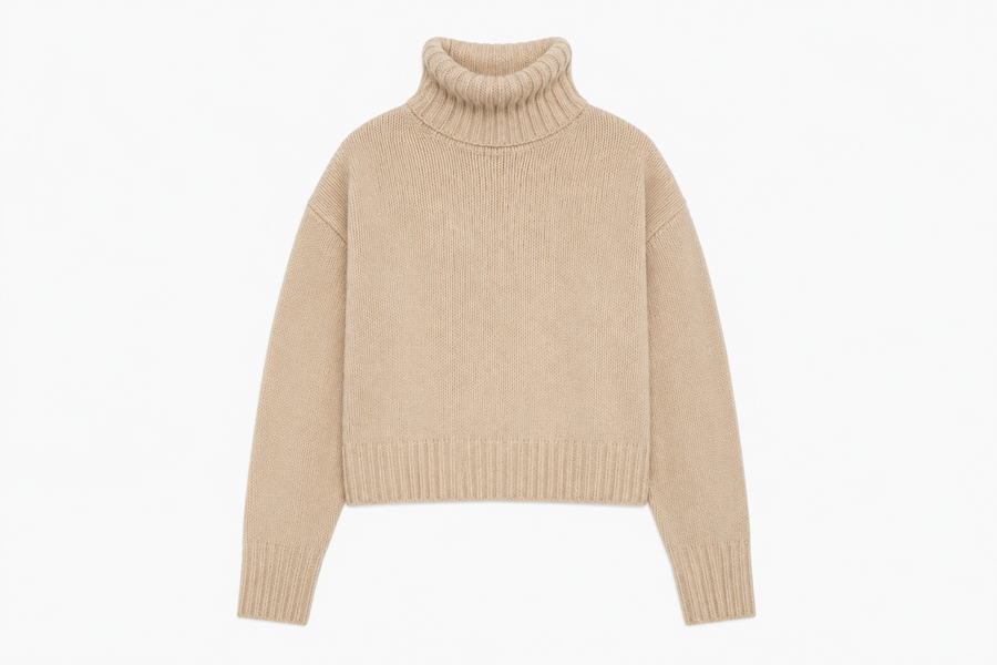 Turtleneck Arisaig in beige